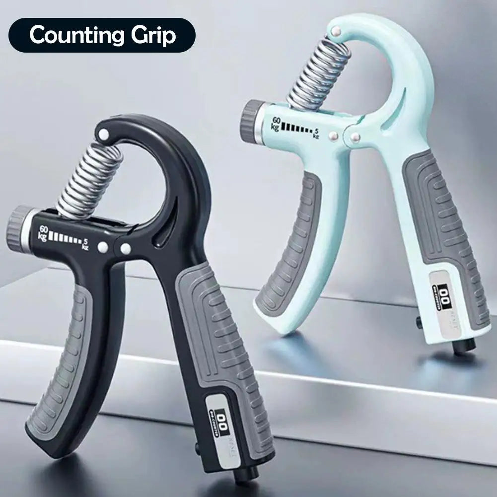 5-60Kg Adjustable Hand Grip Strengthener R-Type Power Exercise Heavy Gripper Fitness Muscle Training Strength Expander